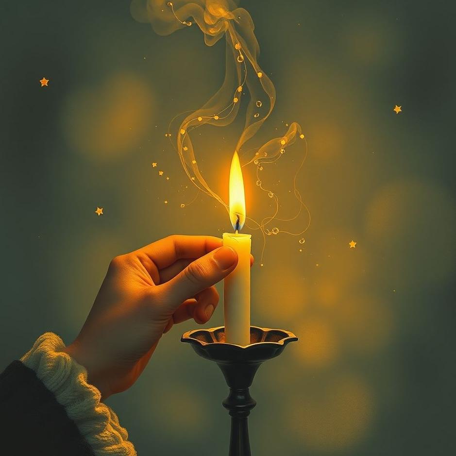 Dream : Trying to light a candle in a dream