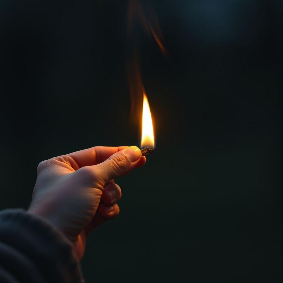 Dream : Trying to light a match in a dream