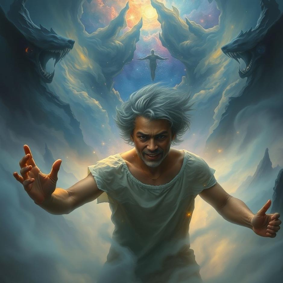 Dream : Trying to overcome oneself in a dream