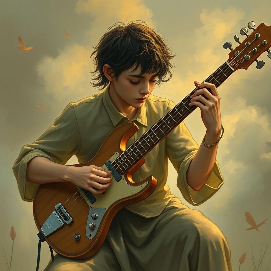 Dream : Trying to play a saz in a dream