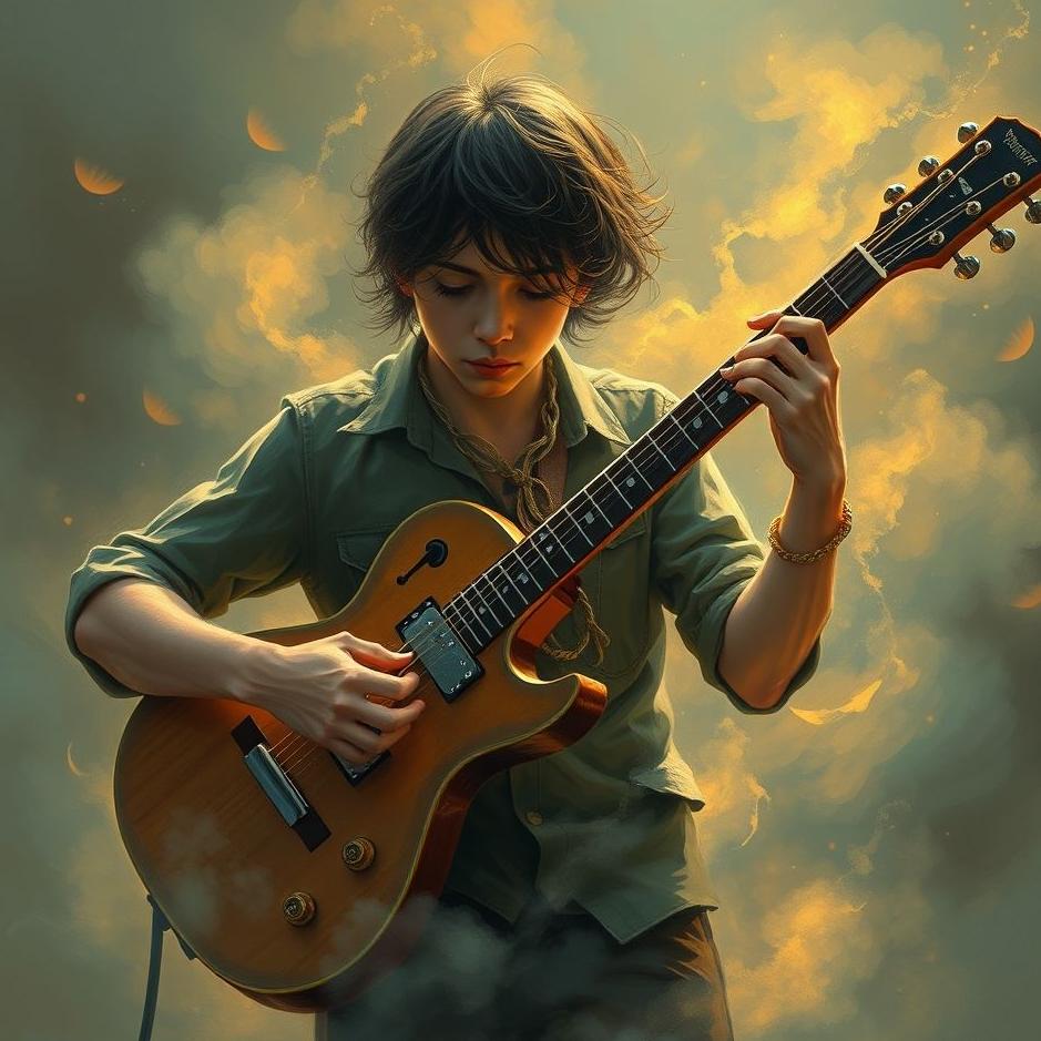 Dream : Trying to play the guitar in a dream