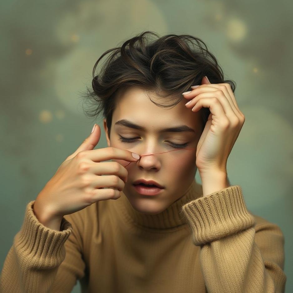 Dream : Trying to pluck hair in a dream