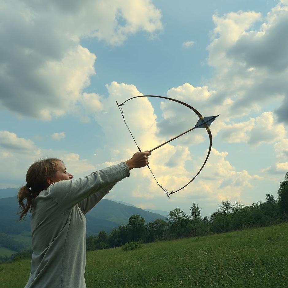 Dream : Trying to shoot an arrow in a dream