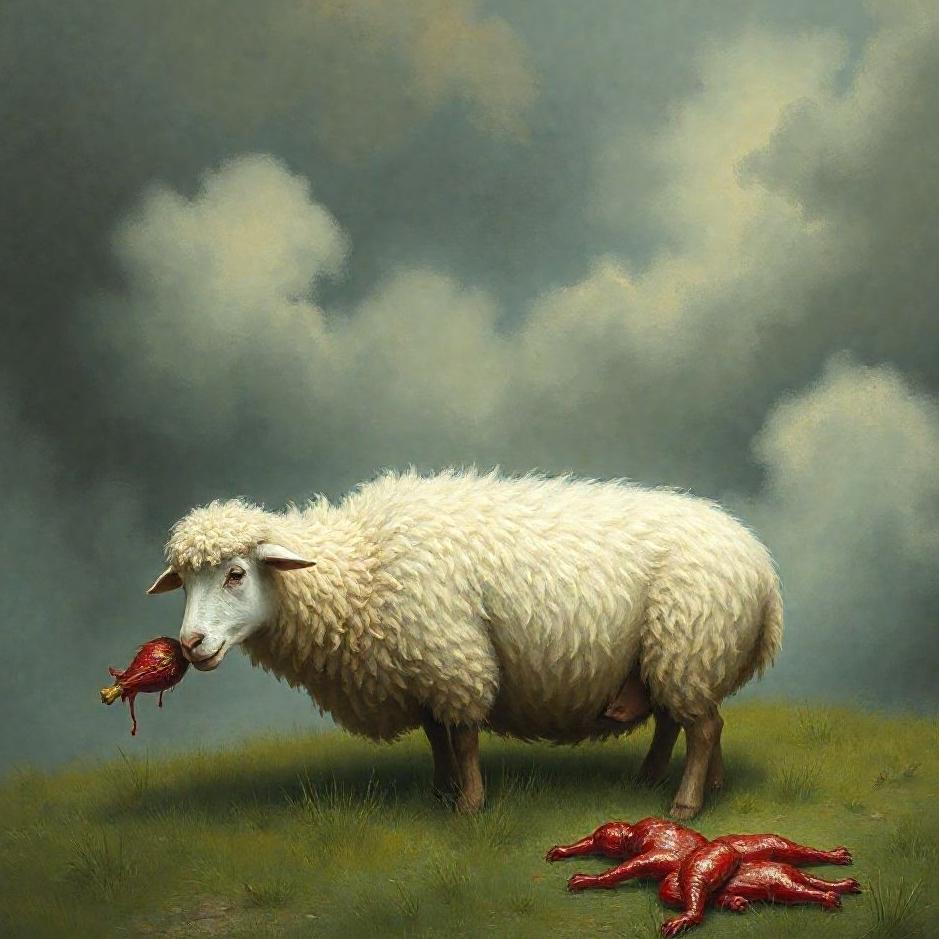 Dream : Trying to slaughter a sheep in a dream