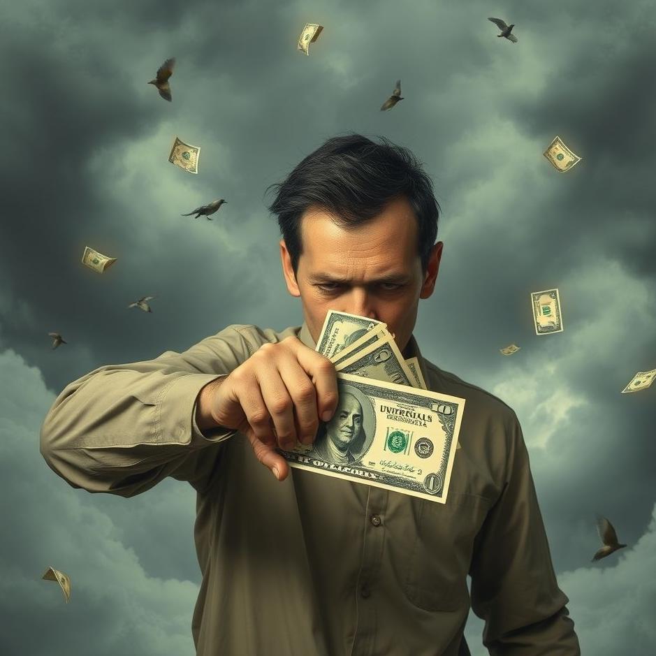 Dream : Trying to steal money in a dream