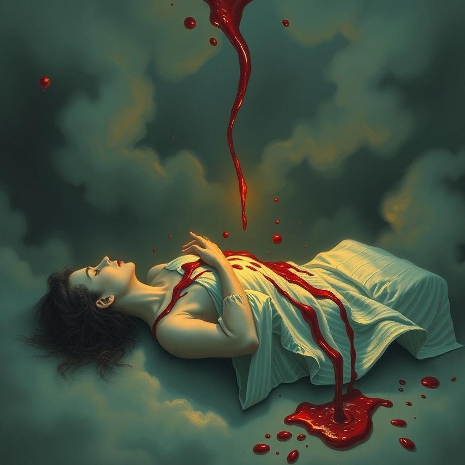 Dream : Trying to stop the blood in a dream