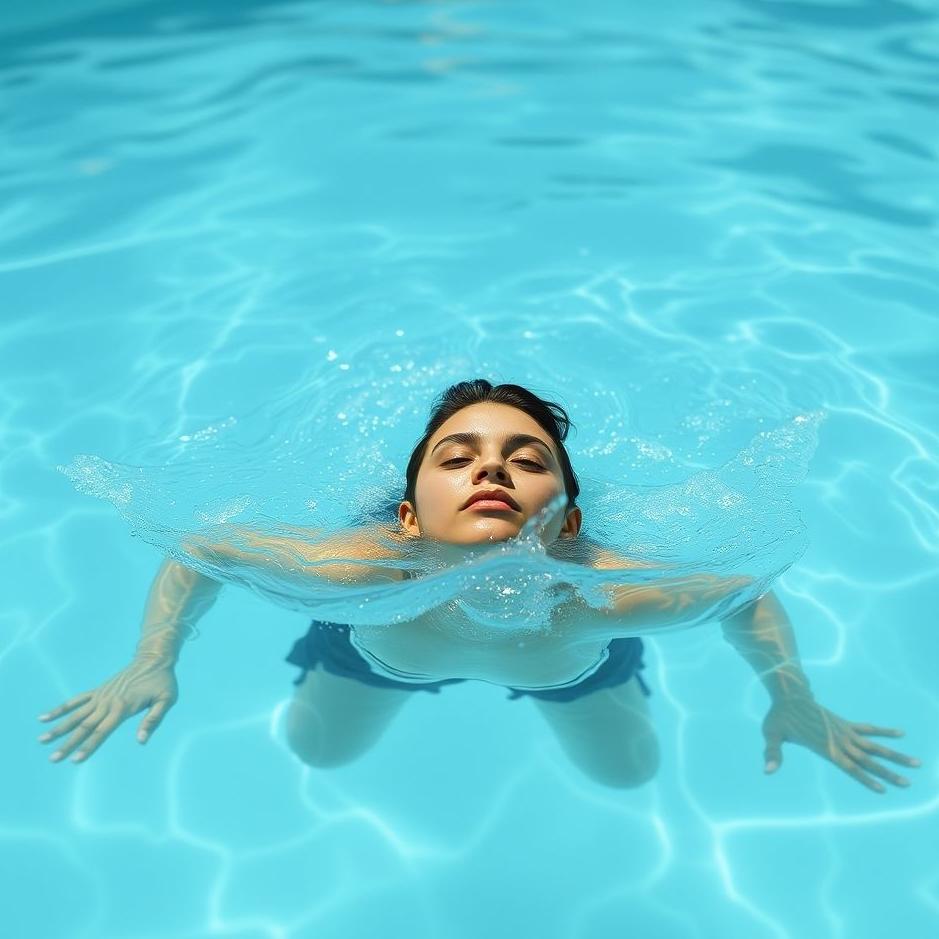 Dream : Trying to swim in a pool in a dream