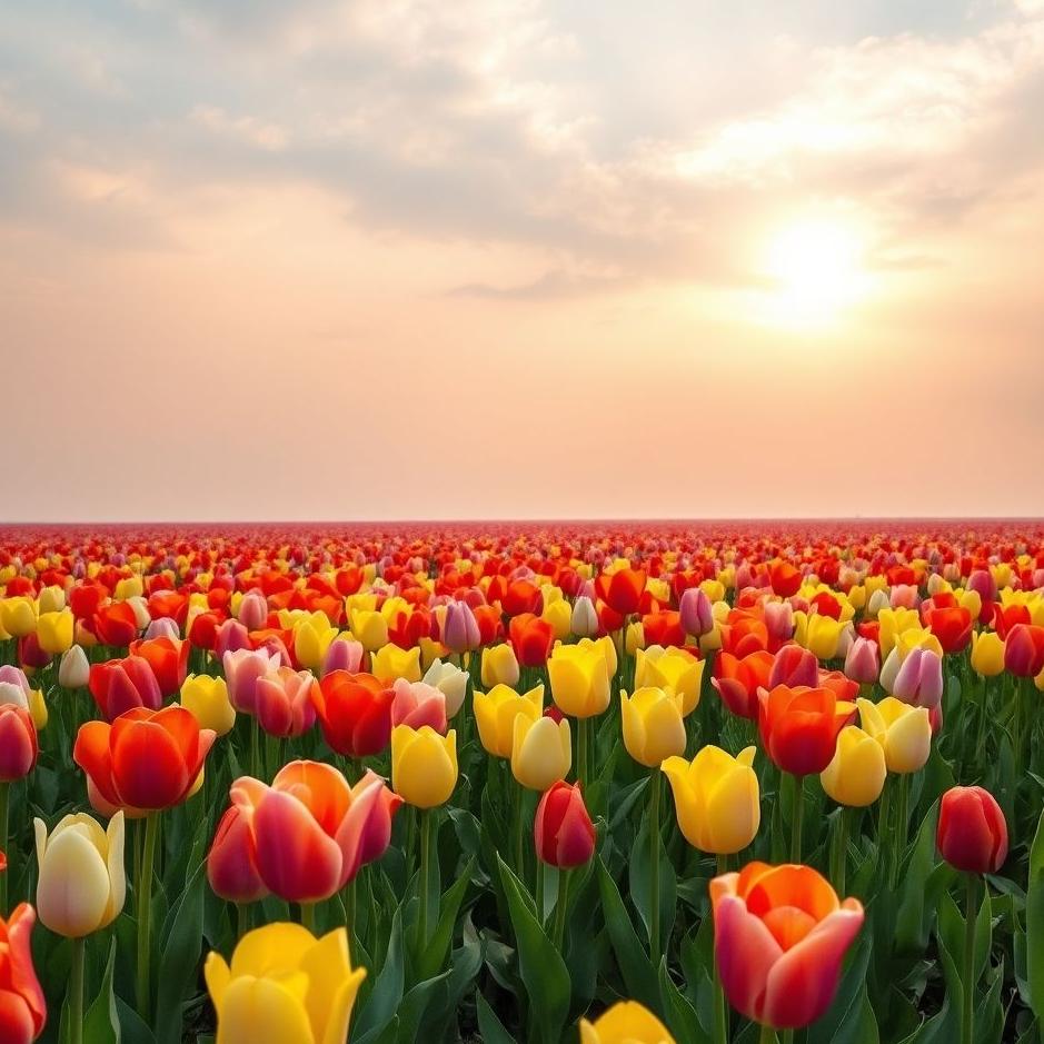 Dream : Tulip field in a dream
