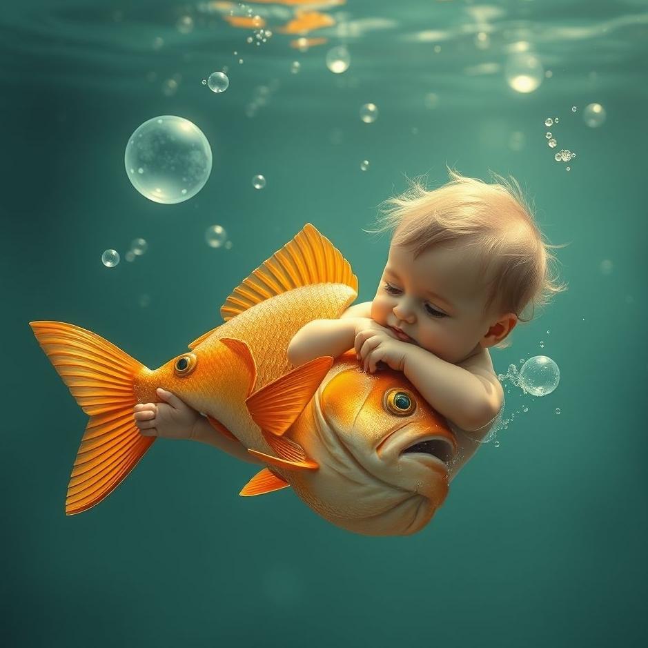 Dream : Turning a fish into a baby in a dream
