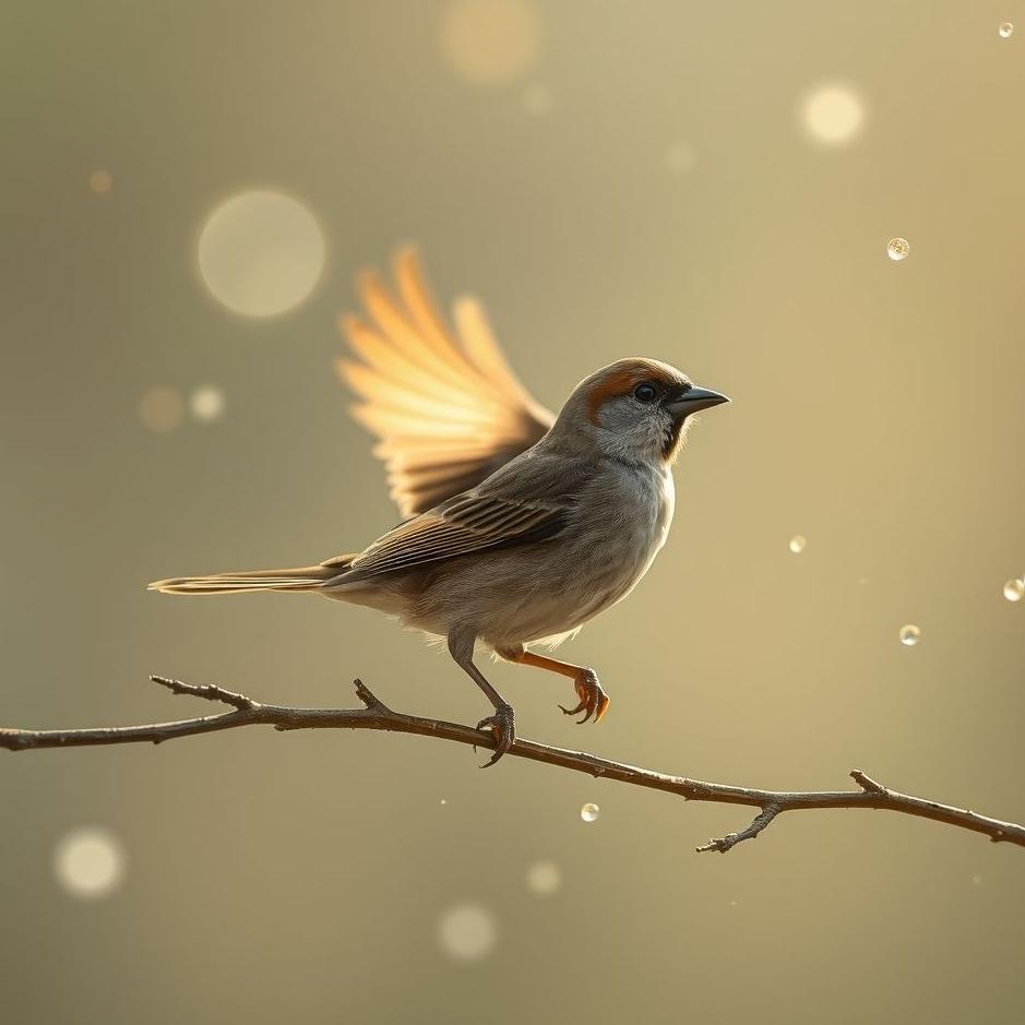 Dream : Turning into a sparrow in a dream