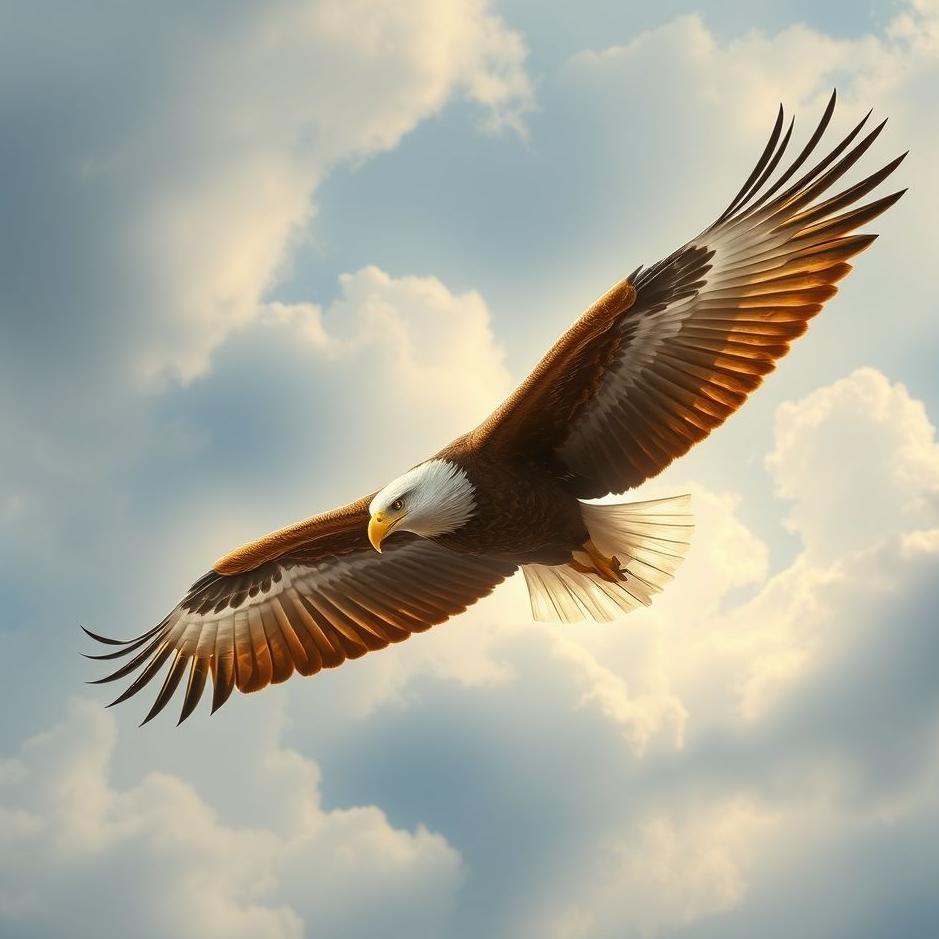 Dream : Turning into an eagle and flying in a dream