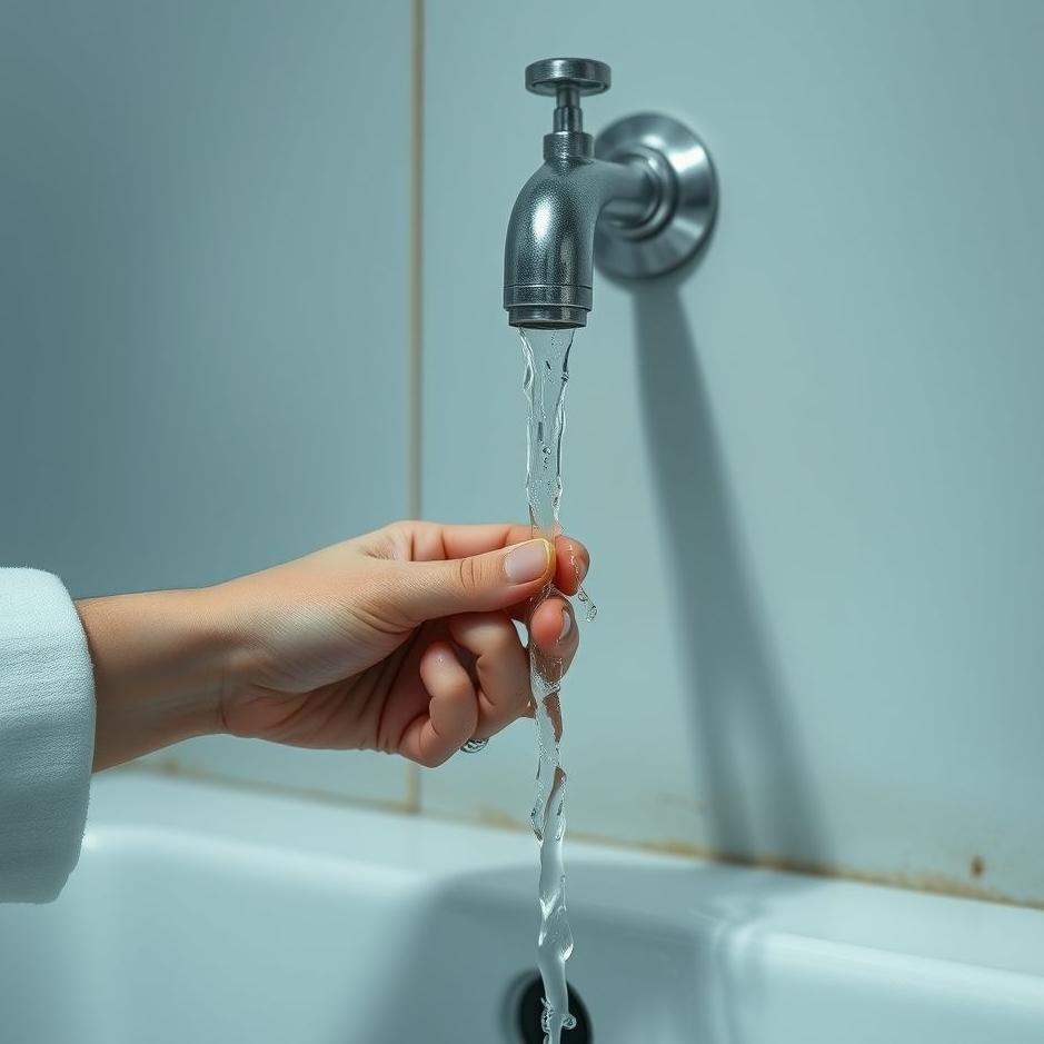 Dream : Turning off the water flowing from the tap in a dream