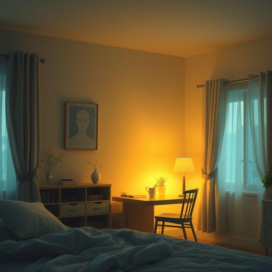 Dream : Turning on a light at home in a dream