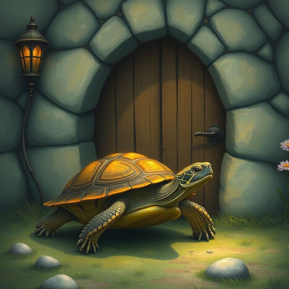 Dream : Turtle at the door in a dream