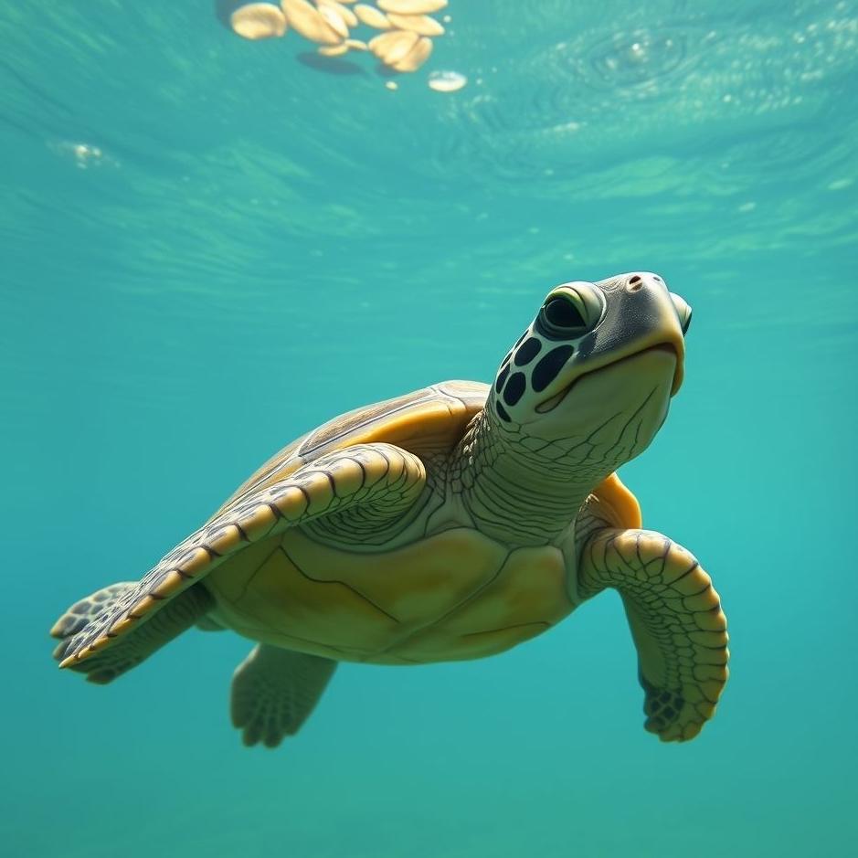 Dream : Turtle chasing you in a dream