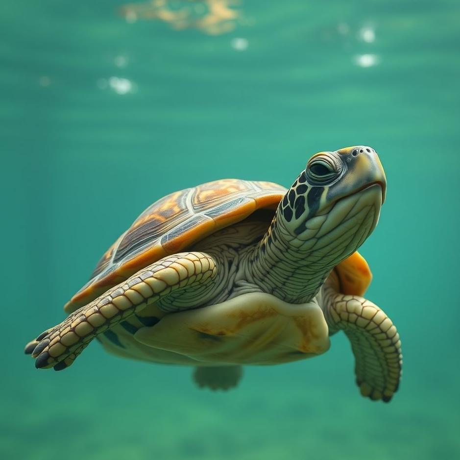 Dream : Turtle out of its shell in a dream