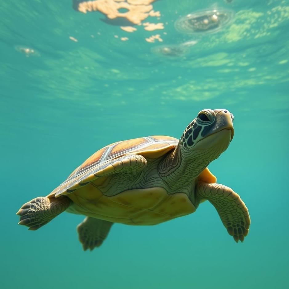 Dream : Turtle running away in a dream