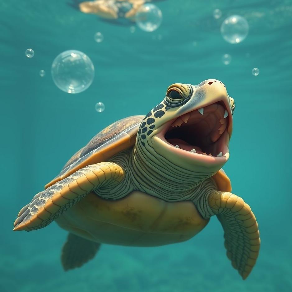 Dream : Turtle screaming in a dream
