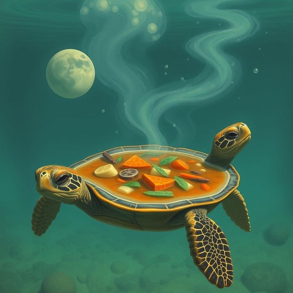 Dream : Turtle soup in a dream