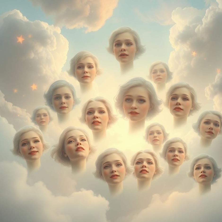 Dream : Twelve outer faces in a dream