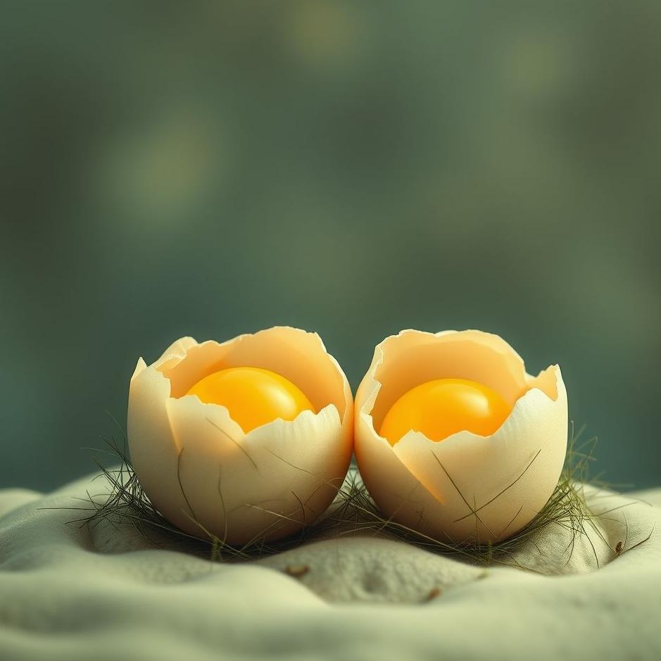 Dream : Twin eggs in a dream