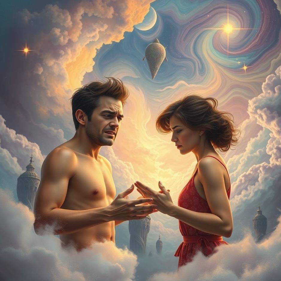 Dream : Two angry people reconciling in a dream