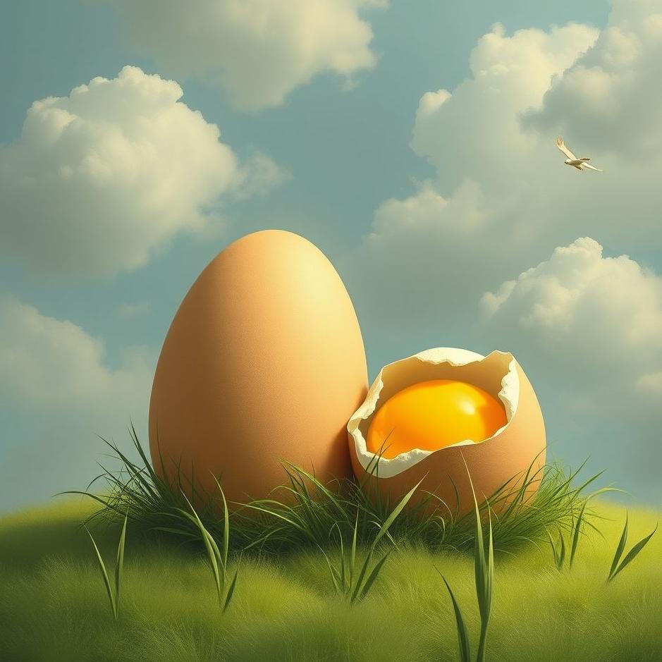 Dream : Two big eggs in a dream