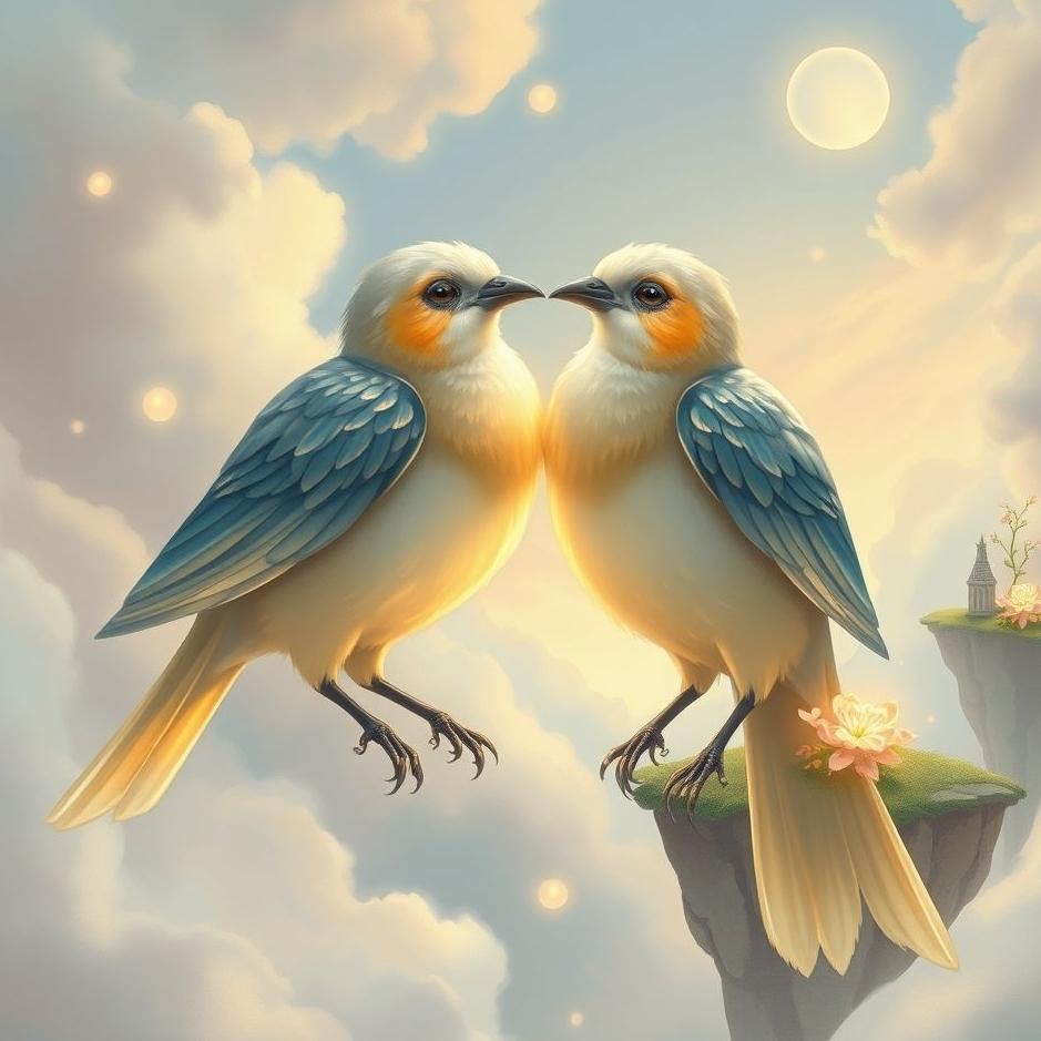 Dream : Two bird people in a dream