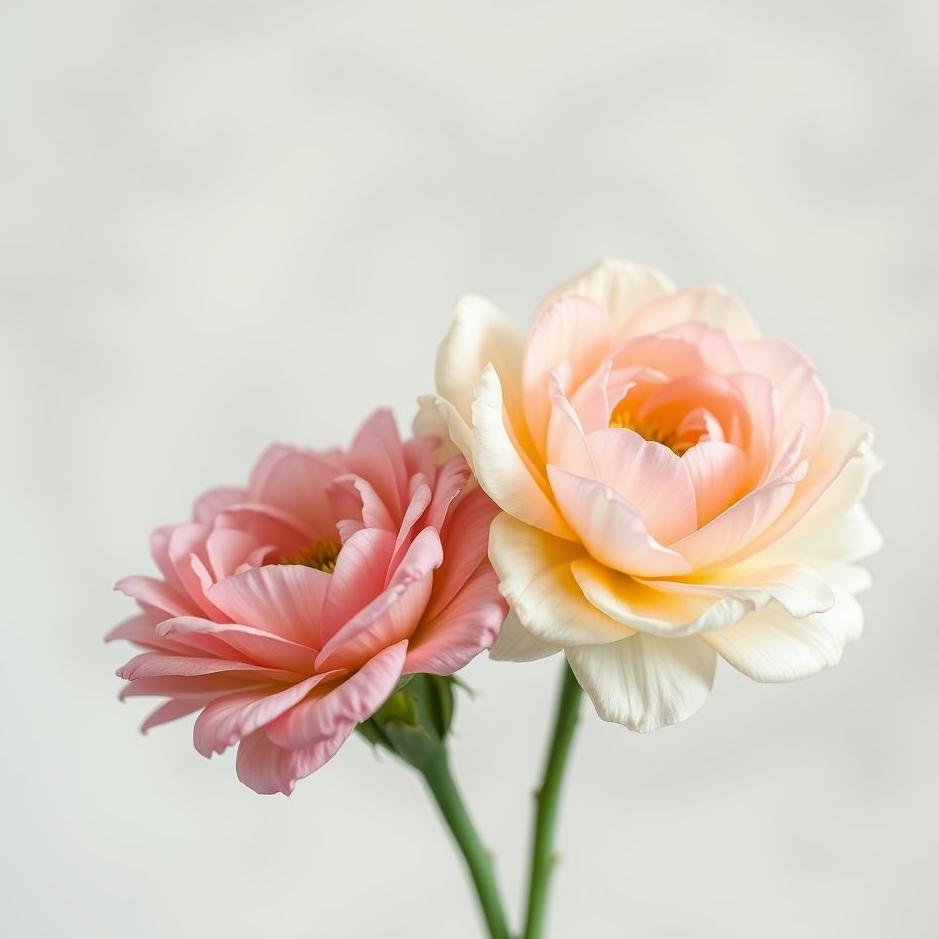 Dream : Two bridal flowers in a dream