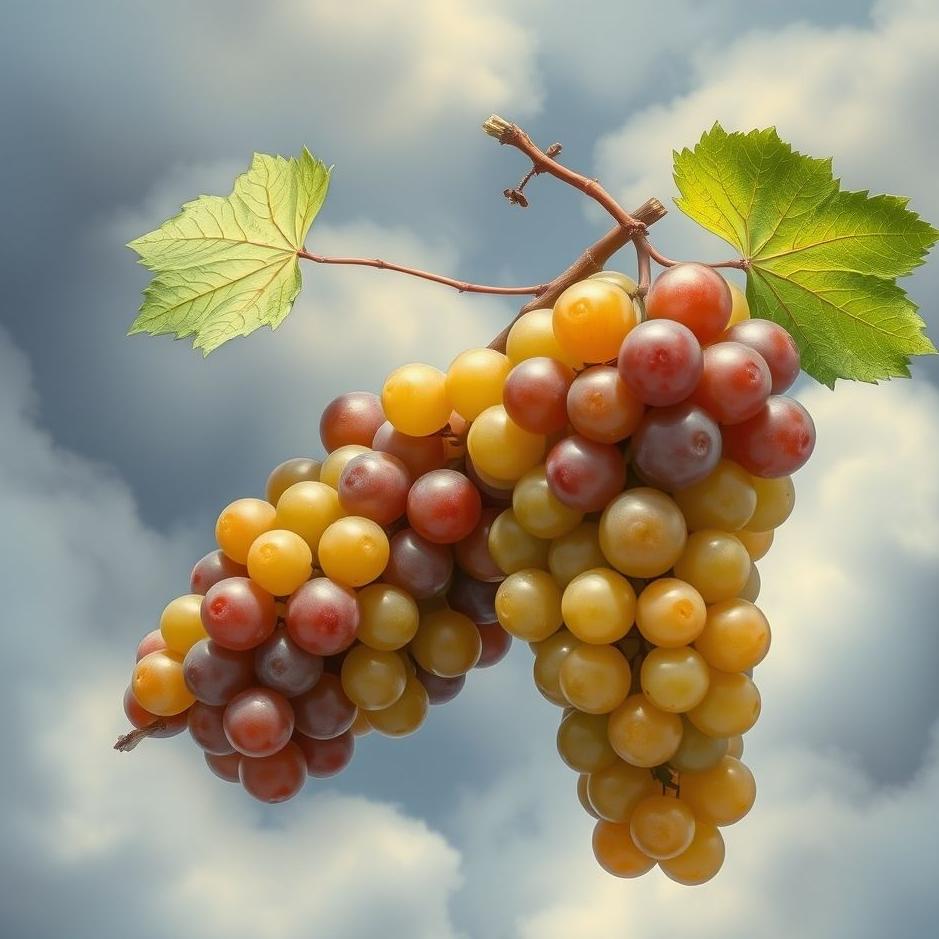 Dream : Two bunches of grapes in a dream
