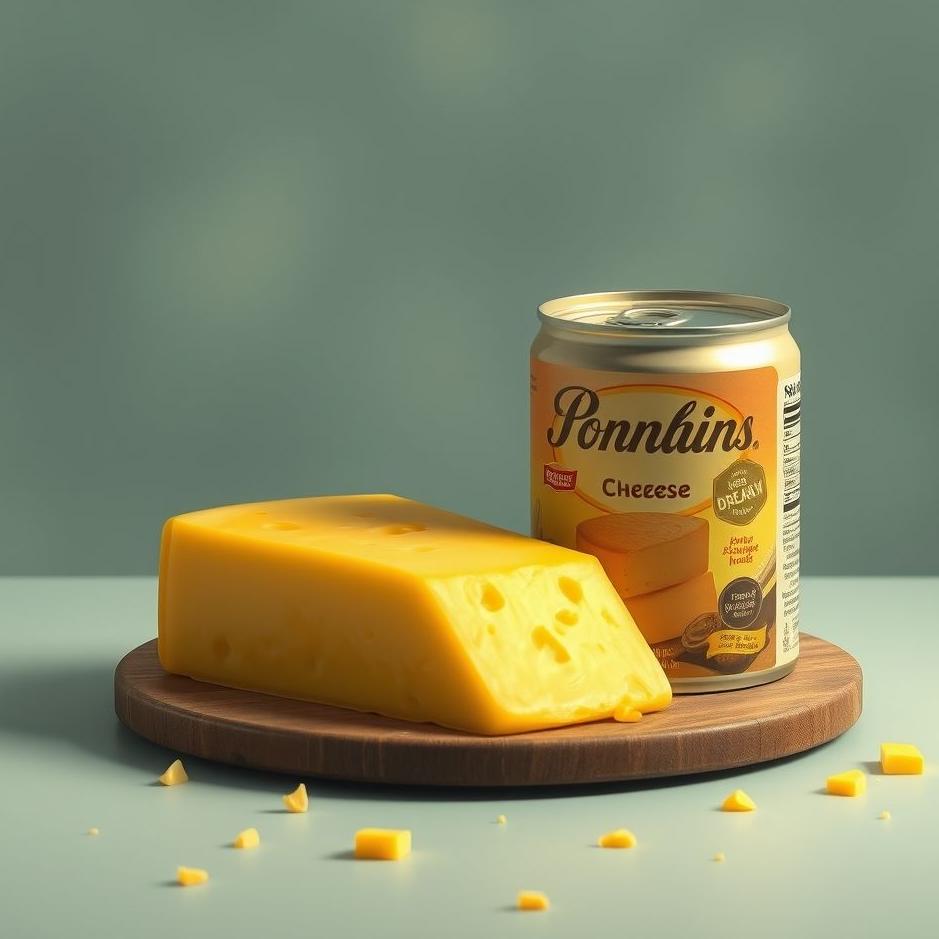 Dream : Two cans of cheese in a dream