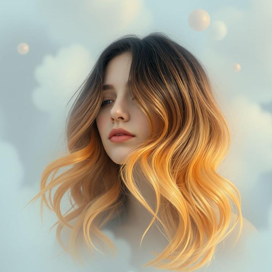 Dream : Two-colored hair in a dream