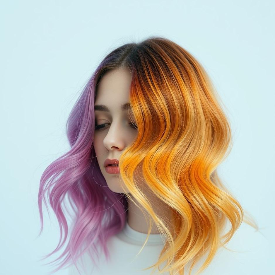 Dream : Two colors of hair in a dream