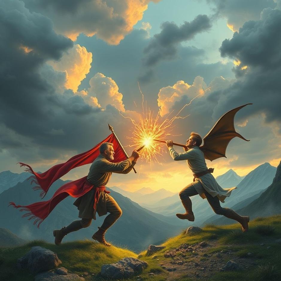 Dream : Two countries fighting in a dream