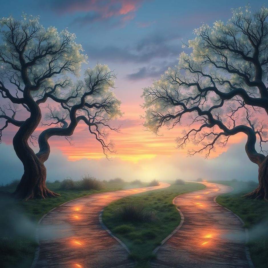 Dream : Two crossroads in a dream