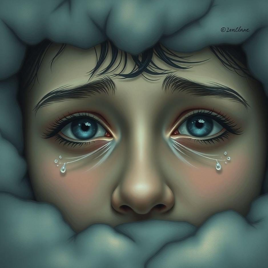 Dream : Two eyes crying in a dream