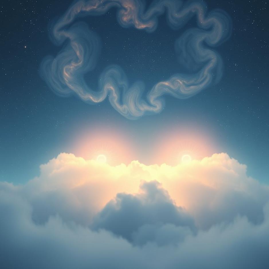 Dream : Two eyes in the sky in a dream