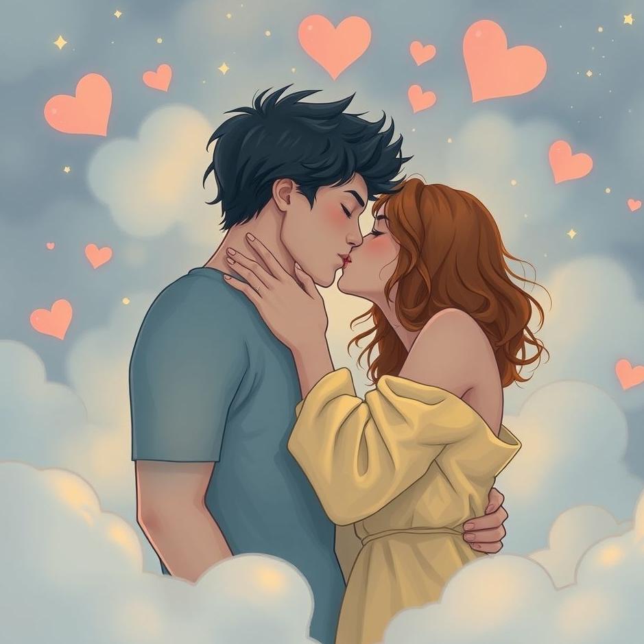 Dream : Two friends kissing in a dream