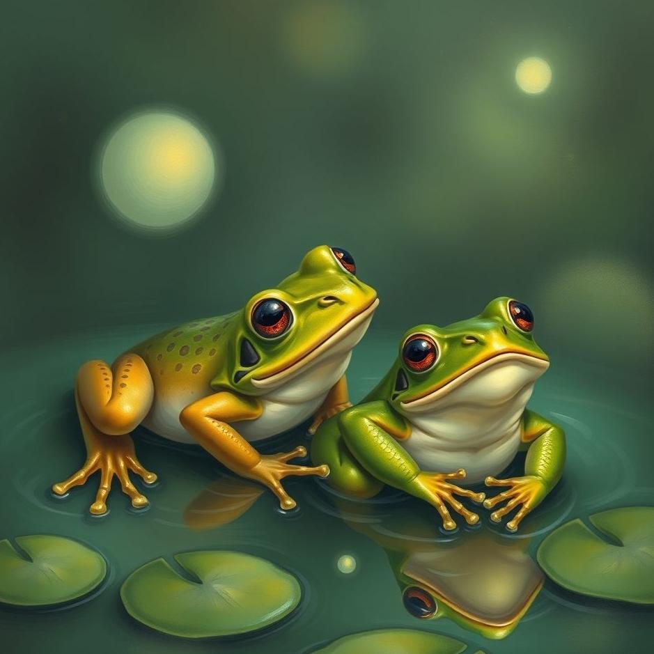 Dream : Two frogs in a dream