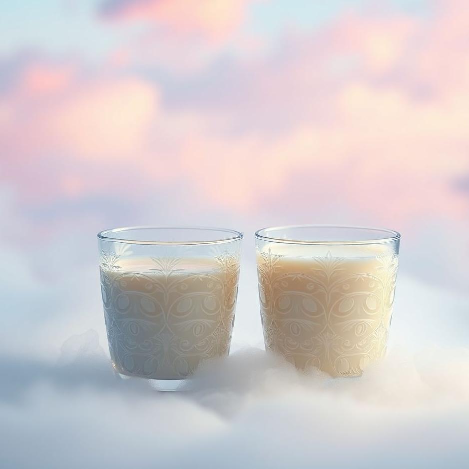 Dream : Two glasses of milk in a dream