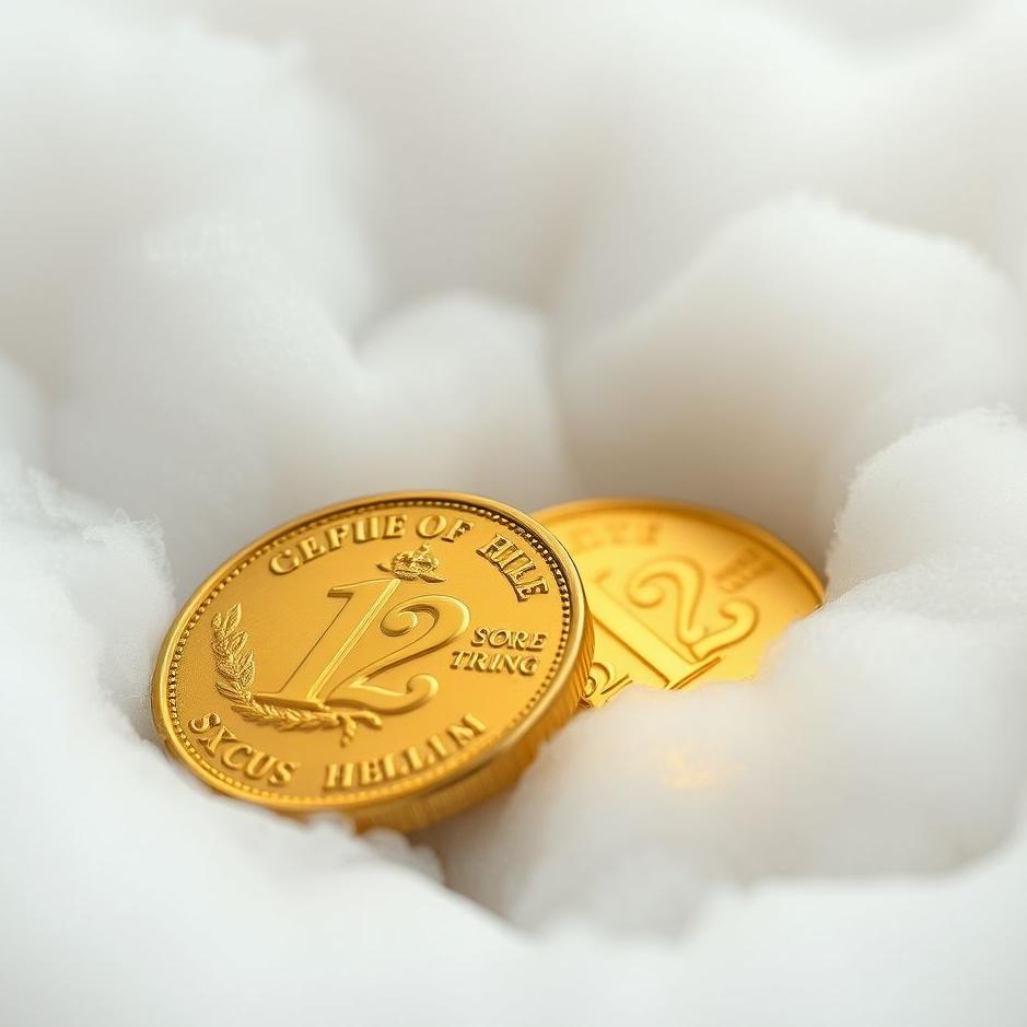 Dream : Two half gold coins in a dream