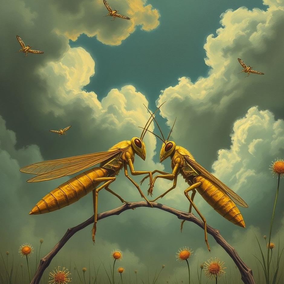 Dream : Two locusts in a dream