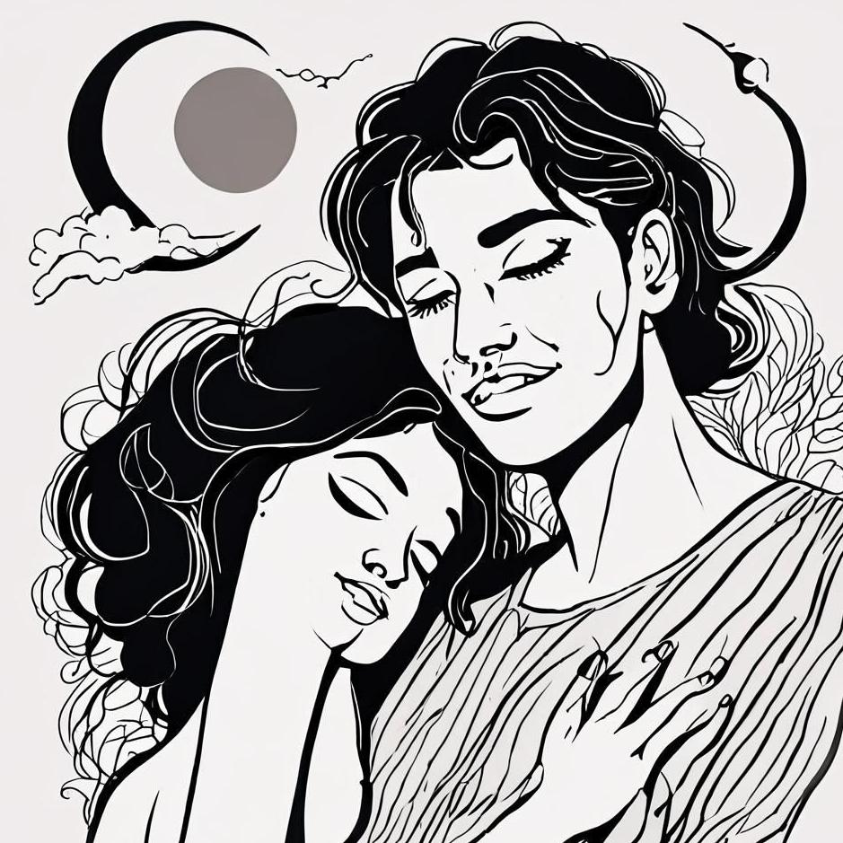 Dream : Two lovers happy in a dream