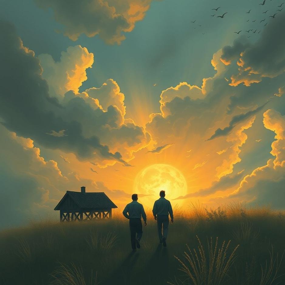 Dream : Two men coming home in a dream