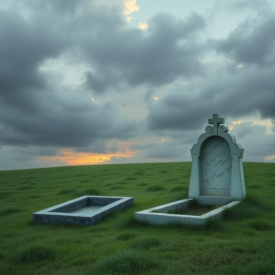 Dream : Two open graves in a dream