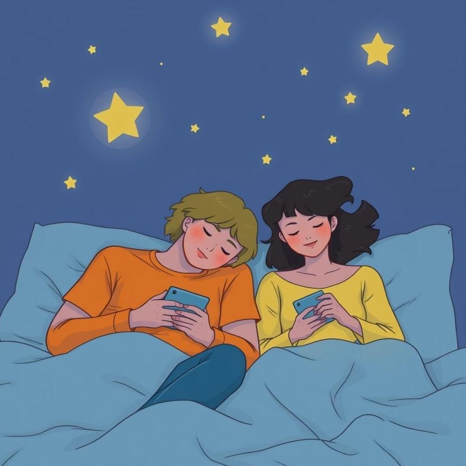 Dream : Two people texting in a dream