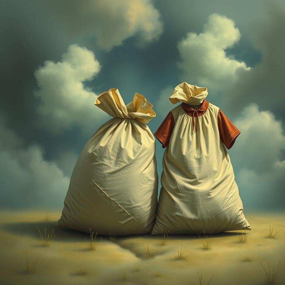 Dream : Two sacks of clothes in a dream