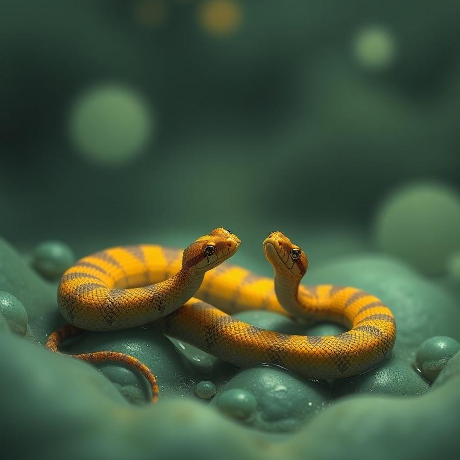 Dream : Two small snakes in a dream