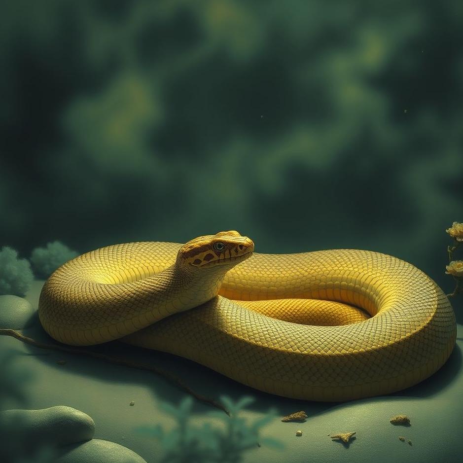 Dream : Two snakes at home in a dream