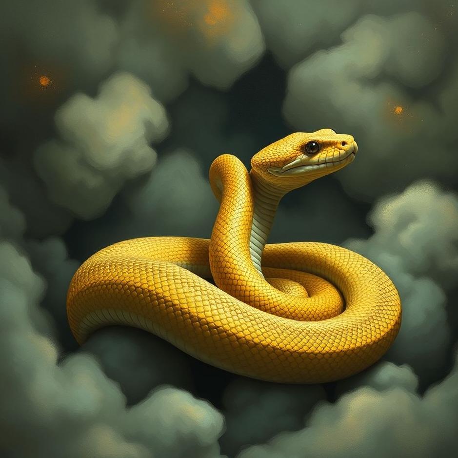 Dream : Two snakes wrapped around each other in a dream